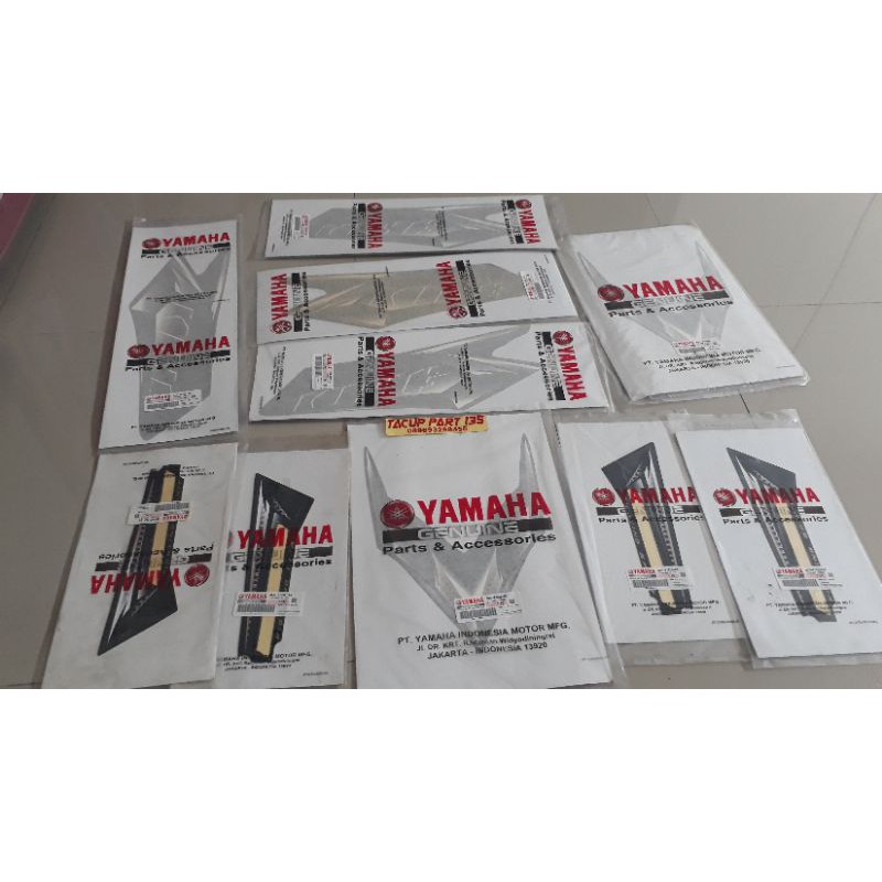 STRIPING RX KING 2008 HITAM ORIGINAL