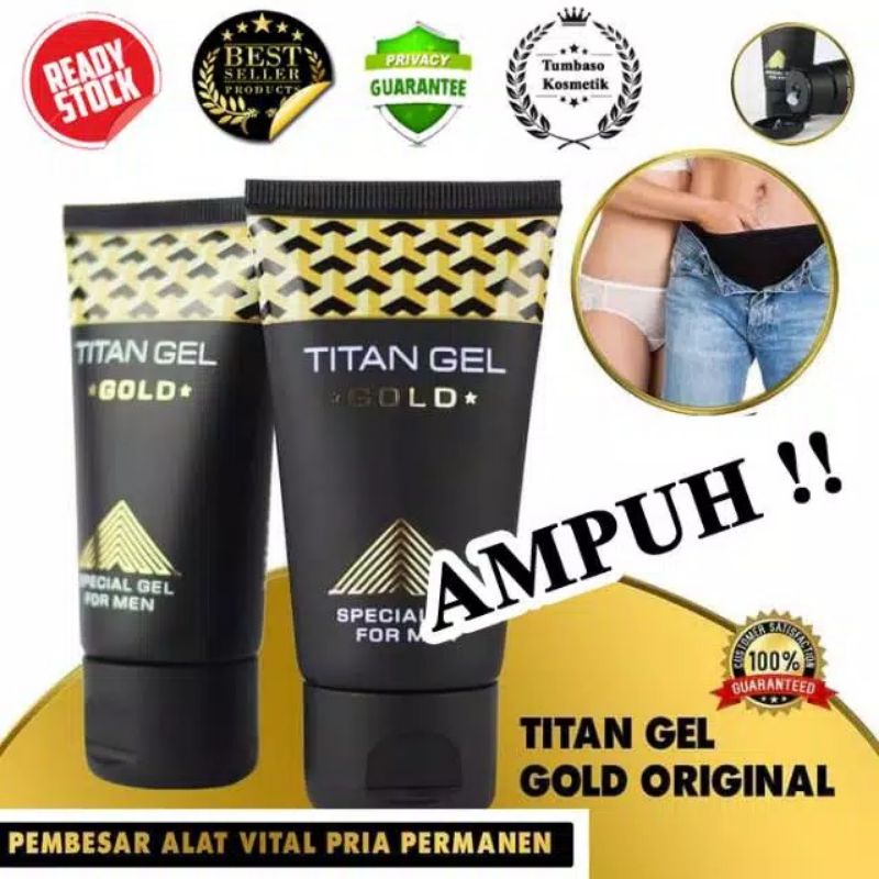 Titan Gell Gold Tantra Barcode Rusia Terbaru Asli 100% Original - Bisa COD