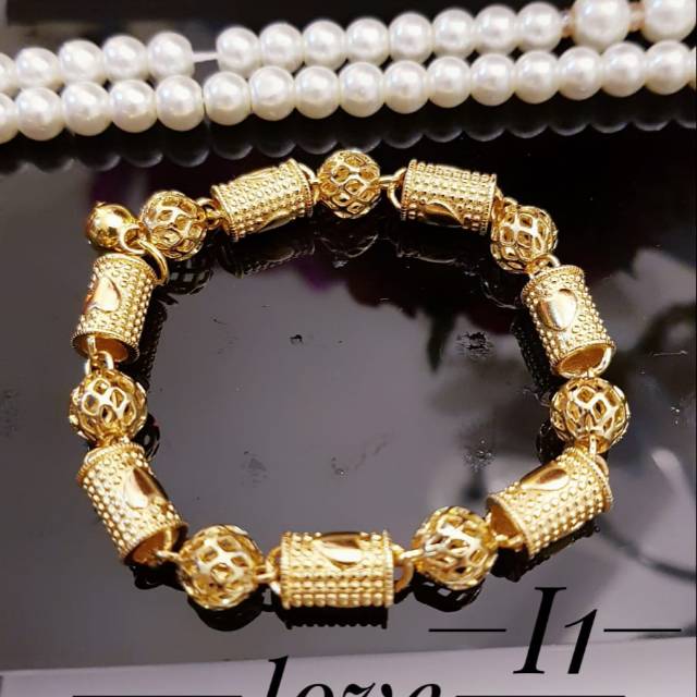 Xuping gelang lapis emas 24k 3605j