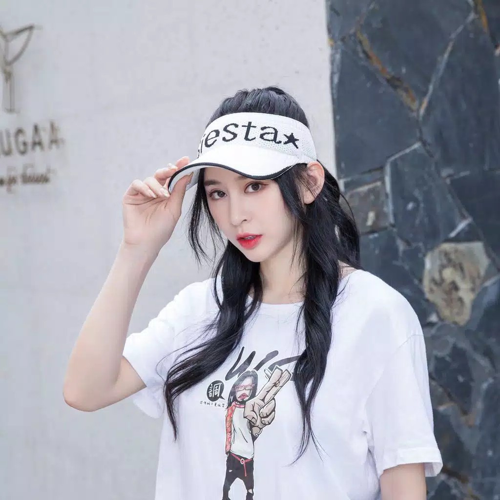 ♥TMALL88♥ Topi Baseball Musim Panas Kosong ats Perlindungan Uv Siesta