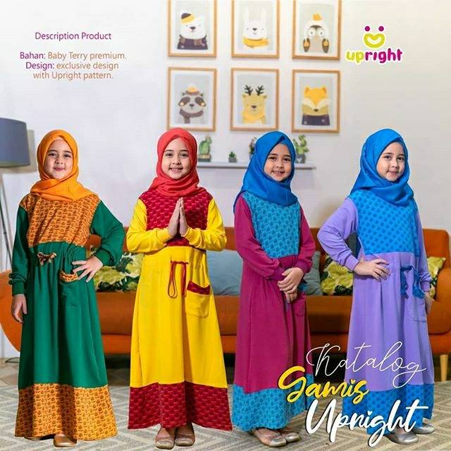 Ready gamis upright terry SML