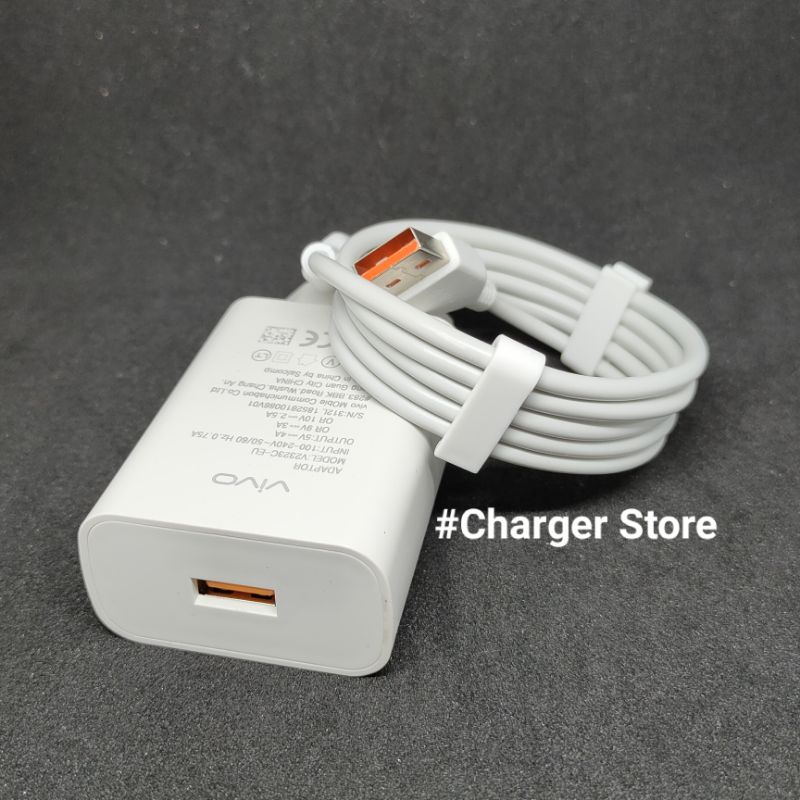 Charger Vivo ORIGINAL Fast Charging Micro USB Y91C V5 V5S V7 V9 V7 Plus Support Semua hp