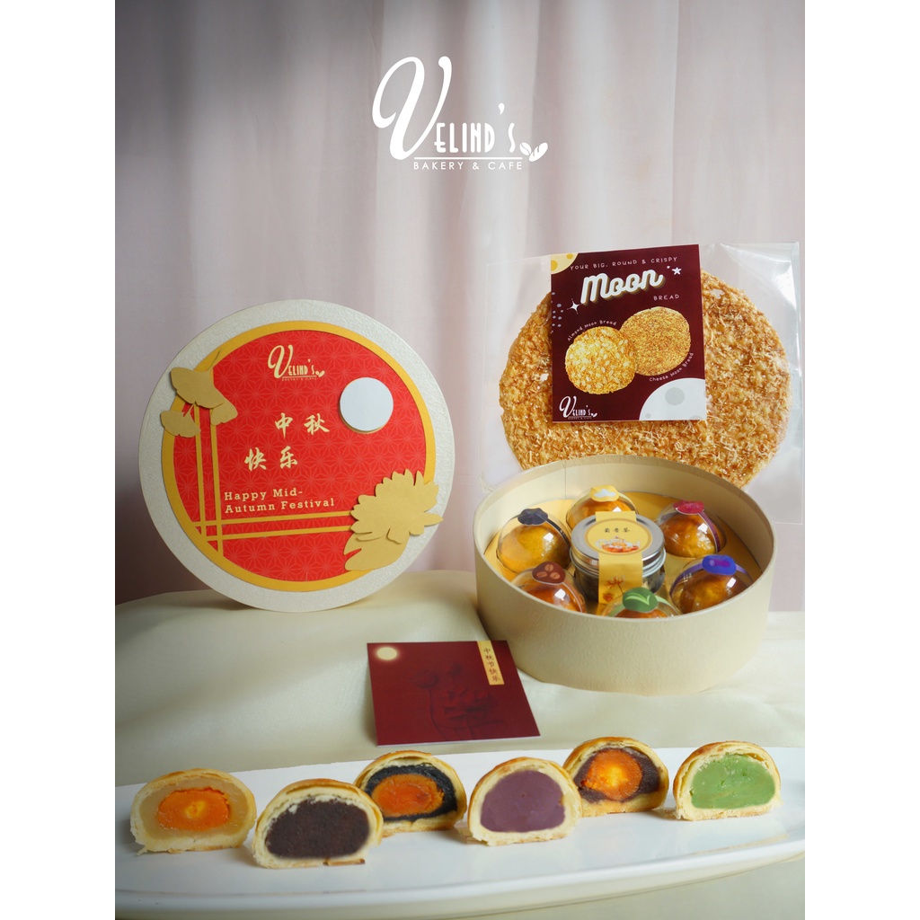 

Fullmoon Set/ Velind's Bakery/Mooncake Hampers/Kue Bulan Shanghai