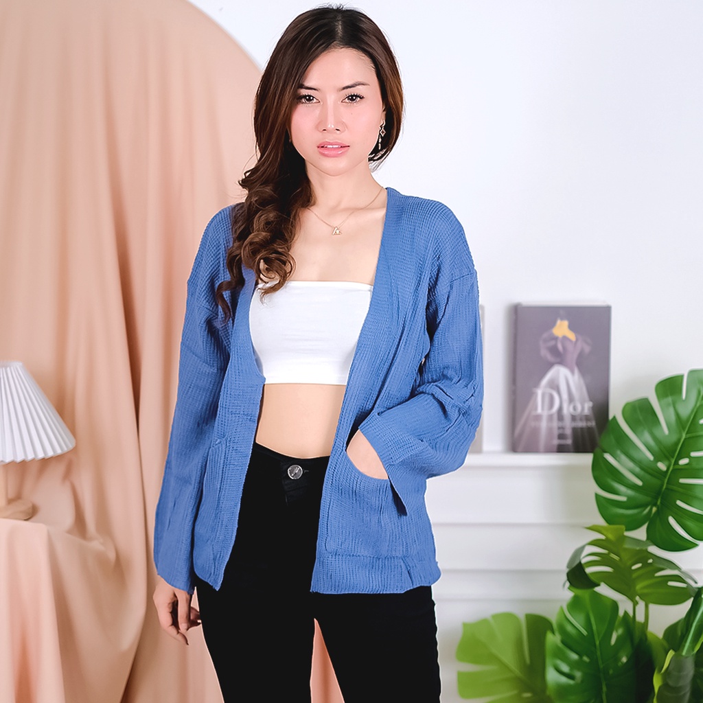 AFI - MC - RJT Lavella Oversize Knit Outer Wanita Rajut