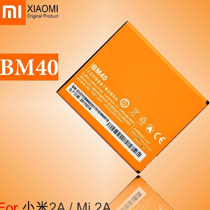 Battery Bm40 Baterai Xiaomi Mi2A Mi 2A Original 100% Batre Mi2A Mi 2A New Hokyti