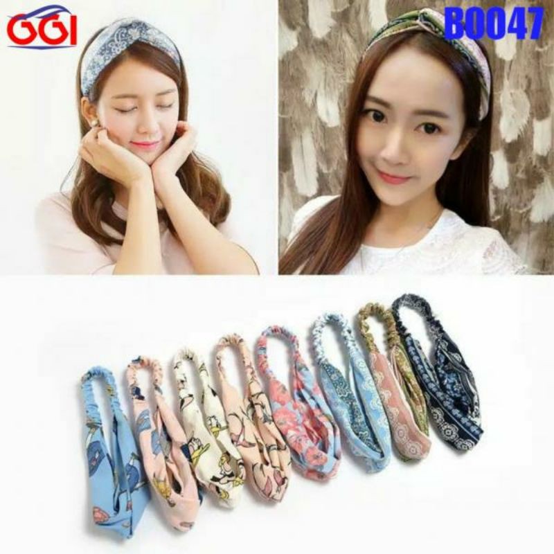 ( B047 ) BANDO KOREA / BANDANA RAMBUT HEADBAND MANDI HEAD BAND FACIAL / TIDAK BISA MEMILIH