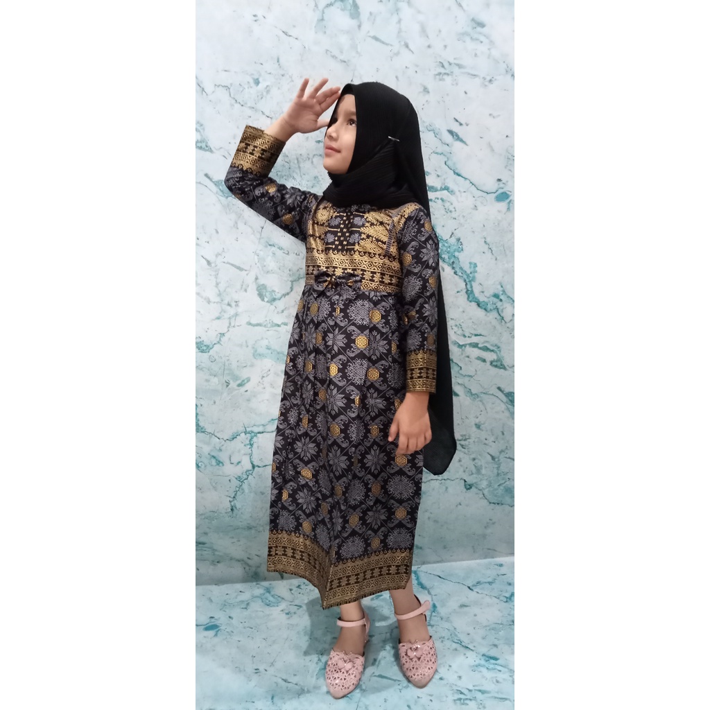 GAMIS ANAK ANISA  DAN MALIKA SONGKET/ COUPLE ANISA