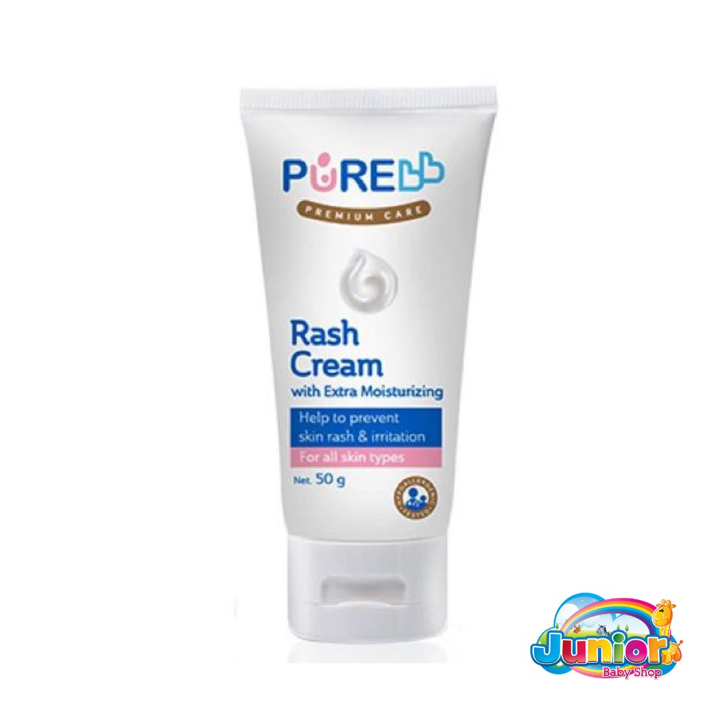 Pure Baby Rash Cream With Extra Moisturizing 50g Hypoallergenic - Krim Bayi