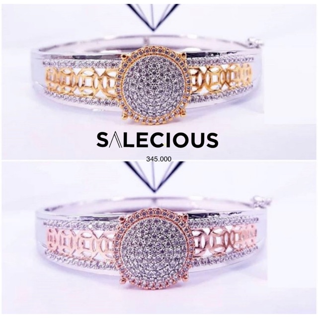 Gelang Perhiasan lapis emas tidak mudah luntur