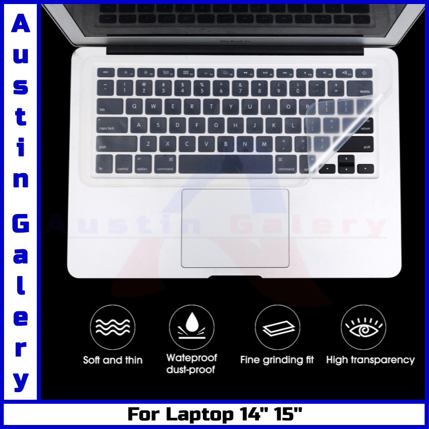 Keyboard Protector 14''Inch 15&quot;Inch Pelindung Keyboard Laptop Komputer