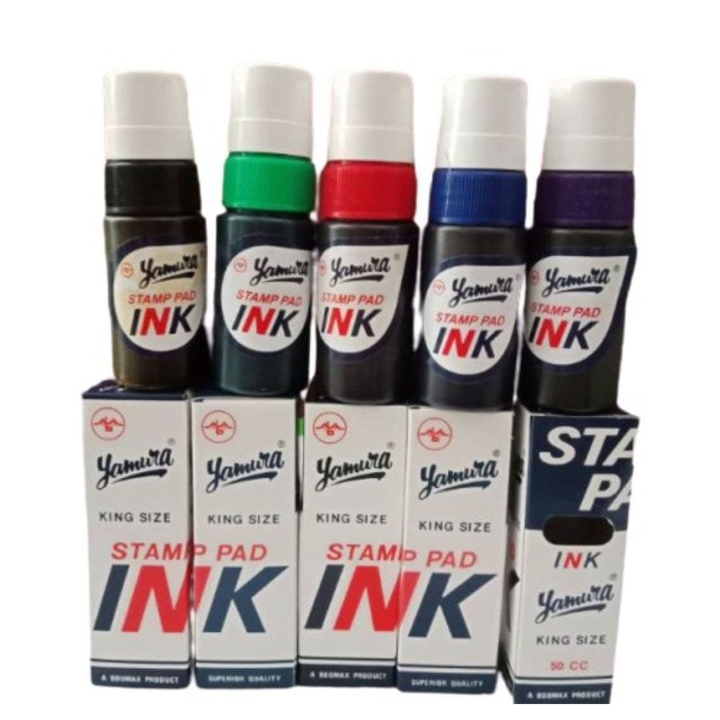 

[PCS] TINTA YAMURA KING SIZE ISI ULANG REFILL STAMP PAD 50ML