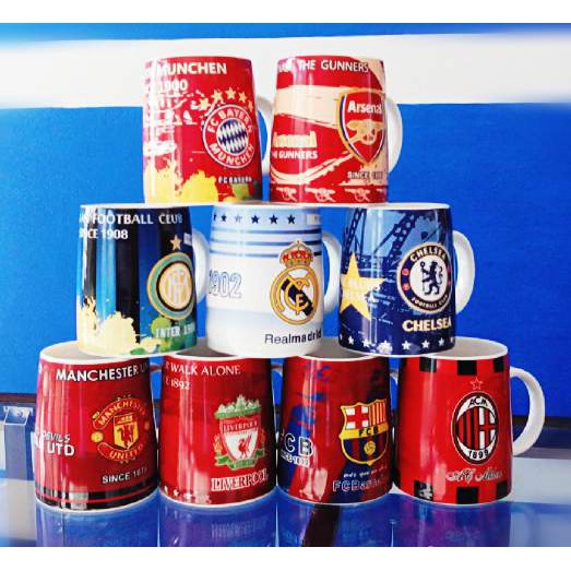 Mug Keramik club bola eropa