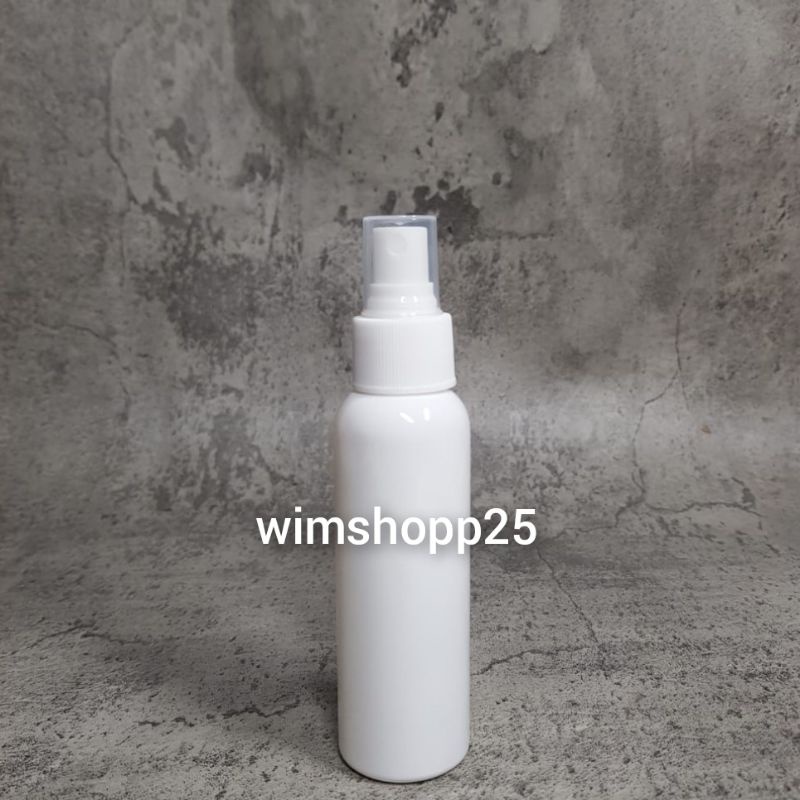 BOTOL SPRAY 100ML PUTIH SUSU DAN BENING