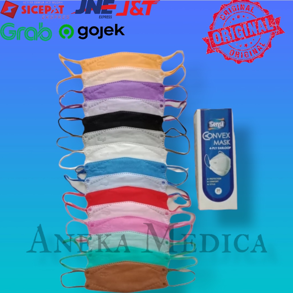 Masker sensi convex 4 ply earloop