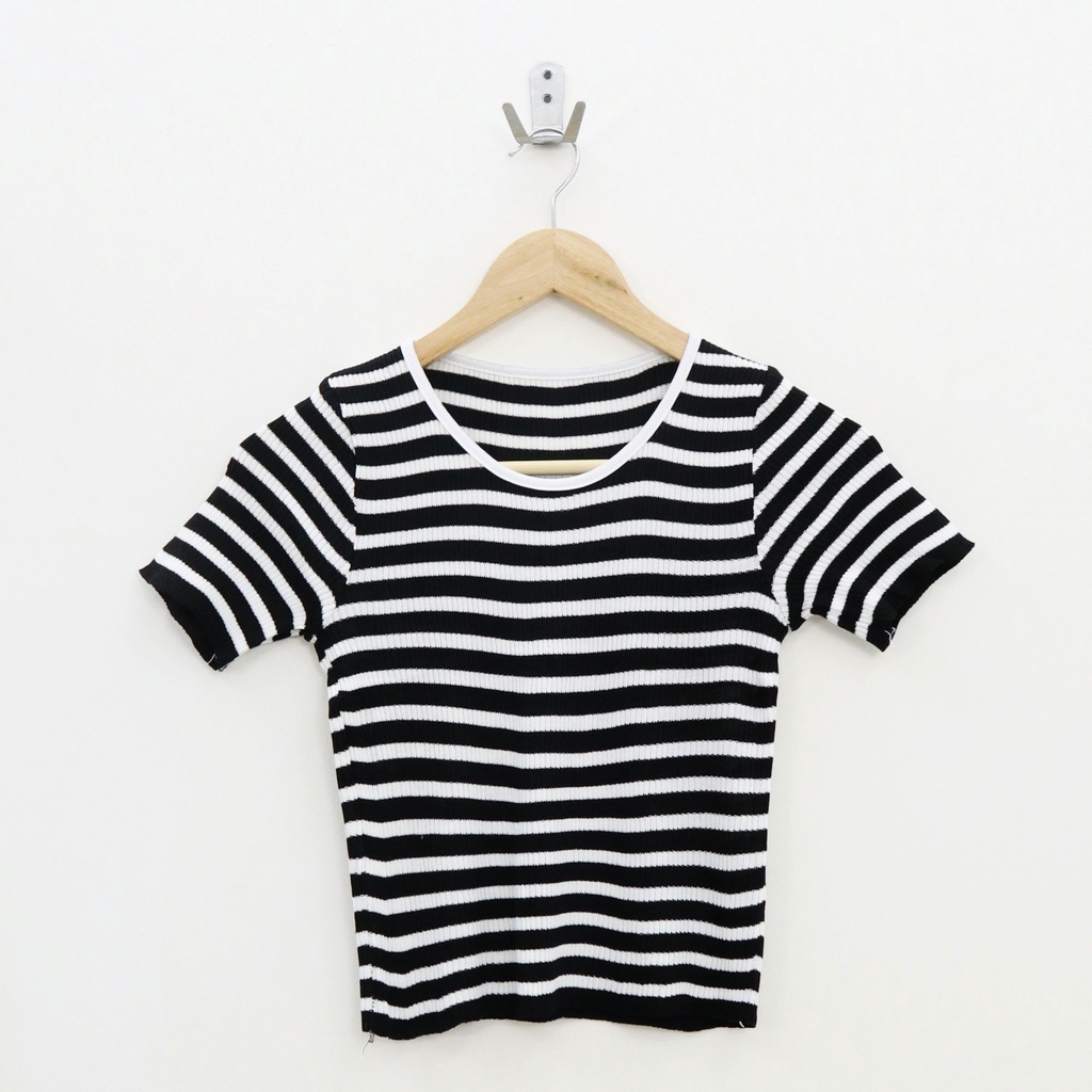 Sazy stripe knit top -Thejanclothes