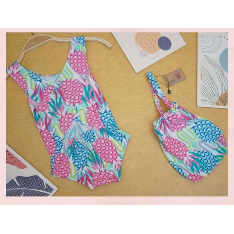 pakaian renang anak / swimsuit /pineapple