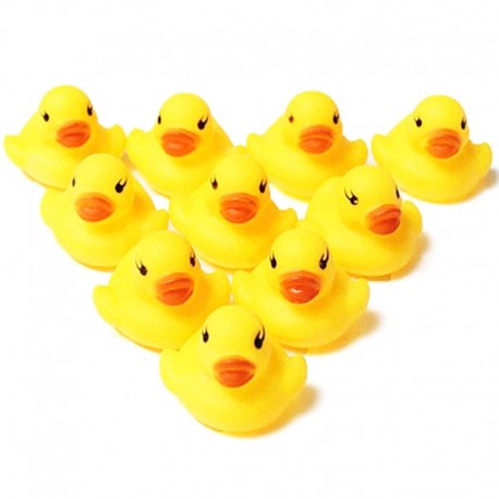 Bebek Karet Mainan Mandi Anak Bayi Mainan Edukasi Duck Rubber Toys BathTub Bath Toys