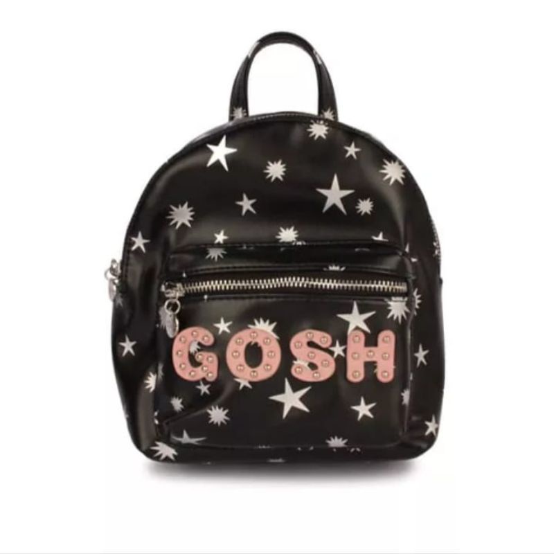 SALE TAS RANSEL GOSH BLACK STAR NEW