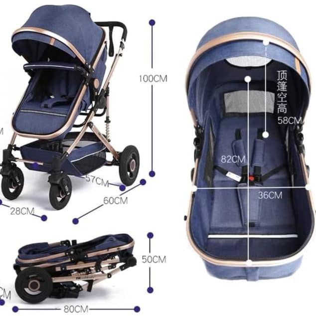 ganti kain stroller pliko