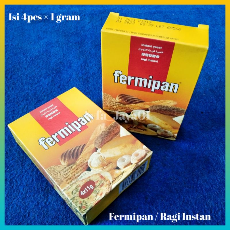 

Fermipan Ragi Instan Untuk Bahan Kue Sachet 11Gram