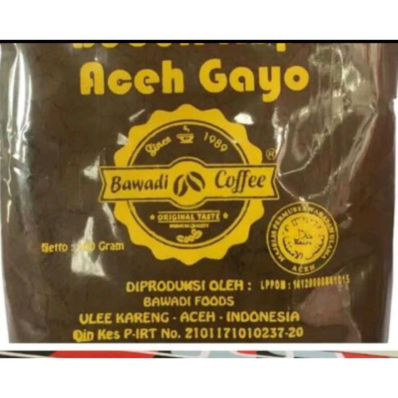 

Bubuk Kopi Aceh Gayo Robusta 250 g