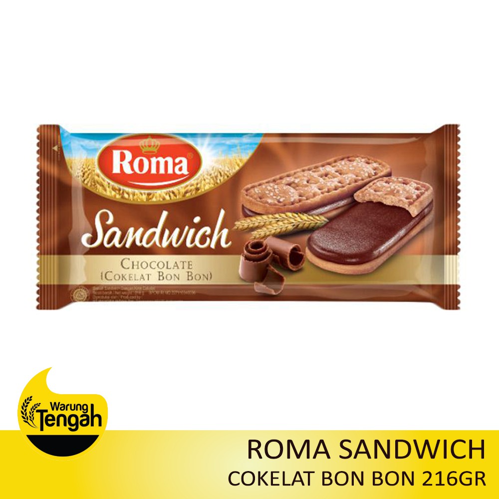 

[PACK] Roma Sandwich Cokelat Bon Bon 206gr