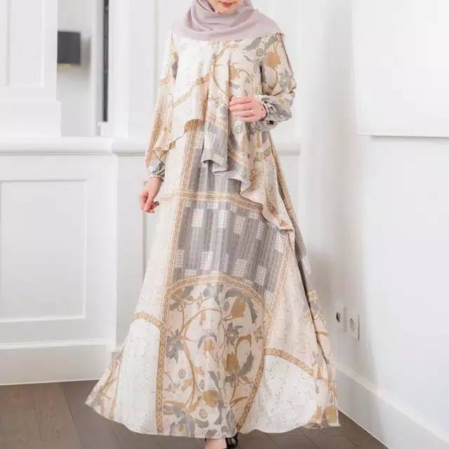 RUMI DRESS SALTED CARAMEL BY WEARING KLAMBY