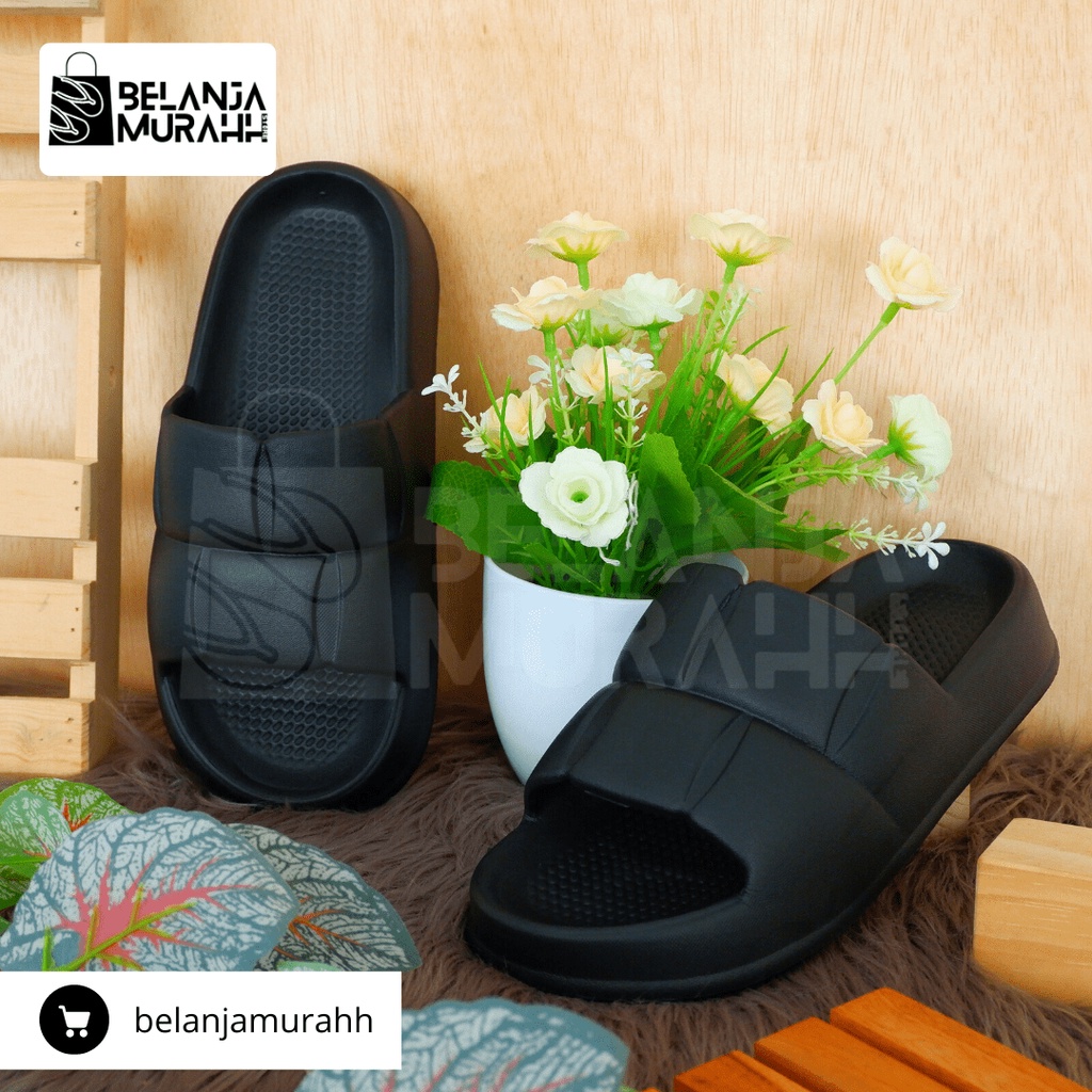 Sandal Slop/Sendal selop Wanita Jelly Eva New Model ,Tebal, Ringan, Anti Slip Elastis dan Tahan Air