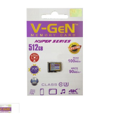 MicroSD 512GB HYPER C10 (+A)