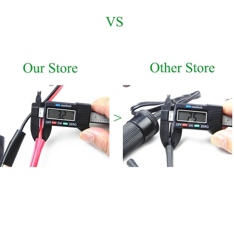 [1Pcs 12V Power Car Battery clip Cigarette Lighter][Female To Alligator Clip Extension Connector ToTerminal Clip-on Battery Adapter]