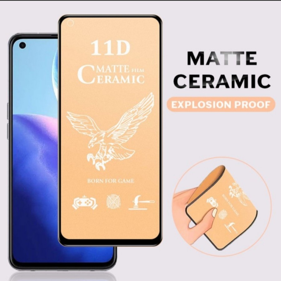 XIAOMI 12 LITE 11T 11 T PRO MI 10T MI 10 T PRO MI 11 LITE ANTI GORES CERAMIC LENTUR GLARE MATTE ANTI MINYAK, ANTI GORES BUKAN KACA TEMPRED SCREEN GUARD FULL COVER PELINDUNG LAYAR MI10T