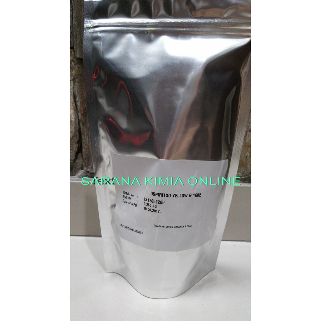 

OSPIRITSO YELLOW G 1602 "5 Gram" OIL base larut MINYAK ,NON FOOD GRADE