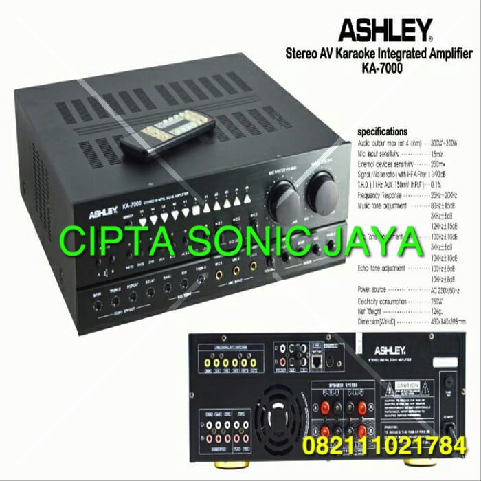 POWER Amplifier KA 7000 Ashley Ka7000 ORIGINAL