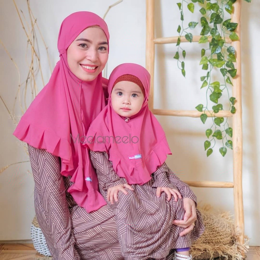 hijab couple ibu dan anak hijab instan hijab renda lucu