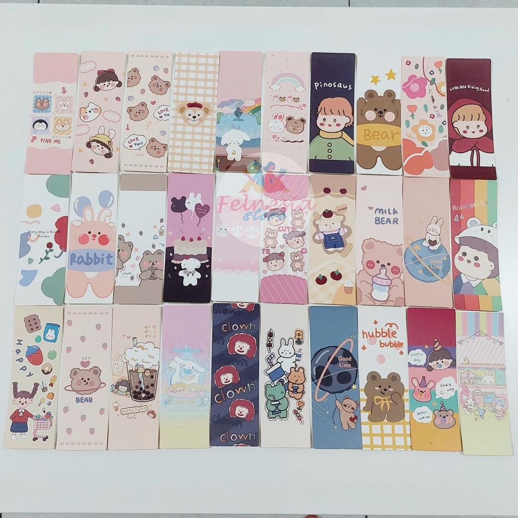 

Pembatas Buku / Bookmark Lucu 5