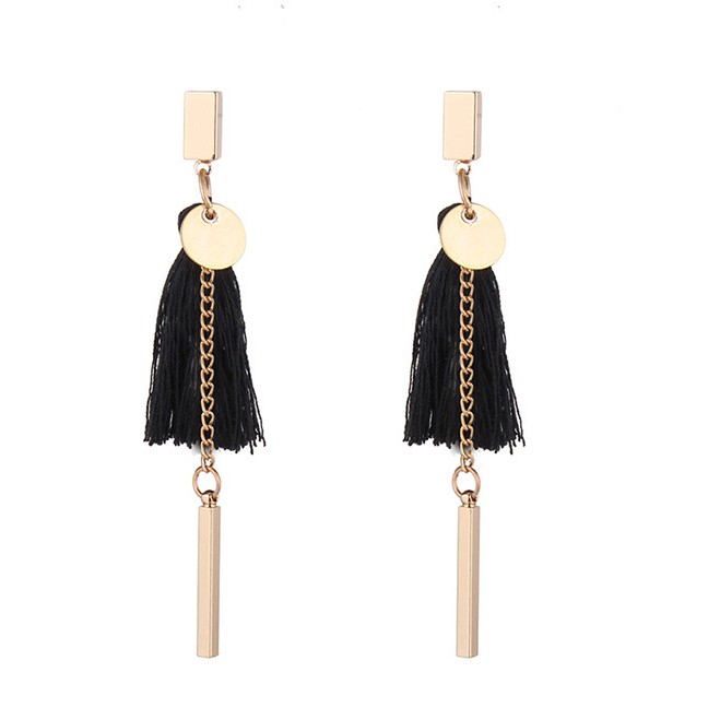 LRC Anting Tusuk Fashion Tassel Decorated Y6019X