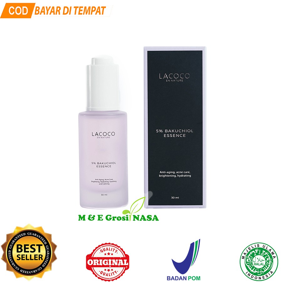 PT NATURAL NUSANTARA,CHIOLSEN,30ML,ORIGINAL,NASA PUSAT,,Lacoco 5% Bakuchiol Essence 30 ml - CHIOLSEN