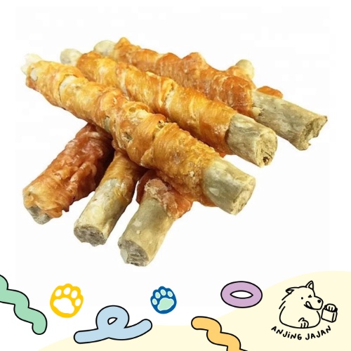 Munchy Stick Wrapped Chicken Jerky | Snack Anjing Murah | Dog Treats Ayam Lilit