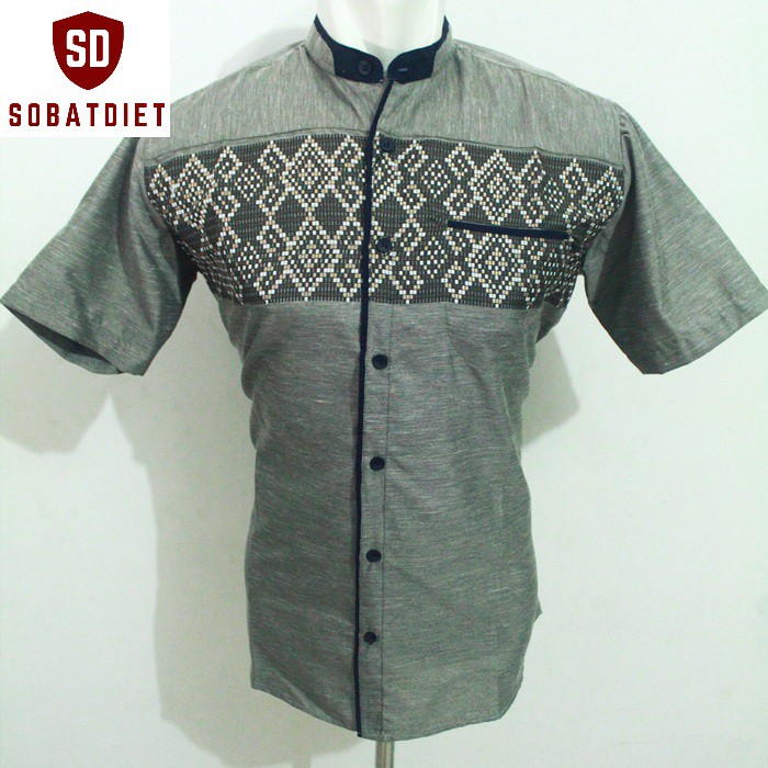  Baju  Koko Kemeja Koko Muslim Baju Lebaran Pria  