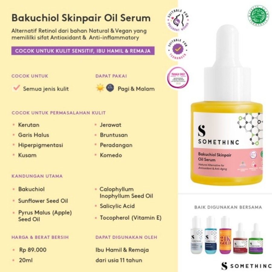 SOMETHINC Bakuchiol Skinpair Oil Serum 20ml