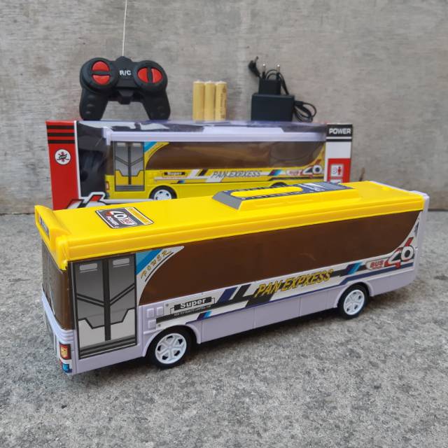 RC CAR BUS BATRE CAS EDUKASI - MAINAN MOBIL BIS REMOT KONTROL ANAK