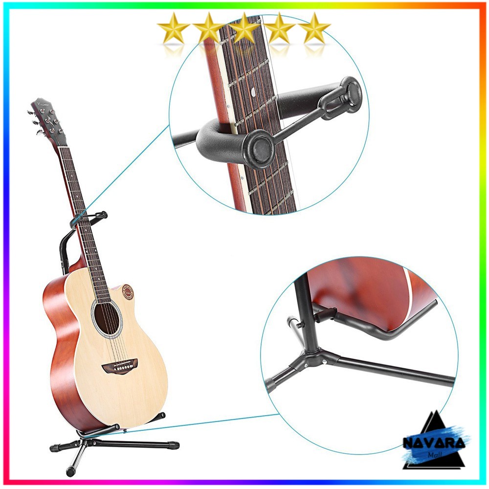 Stand gitar/guitar/bass single original import/isi 1 akustik,elektrik,clasic Stand Gitar Long Neck