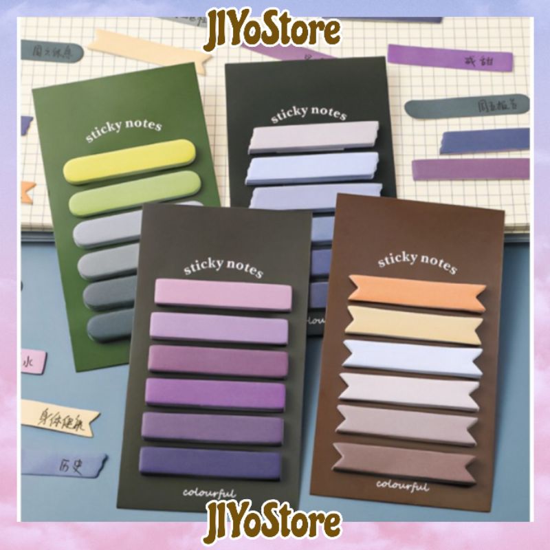 Jual Sticky Notes Note 6 Baris Klasik Memo Notebook Buku Catatan Kertas ...