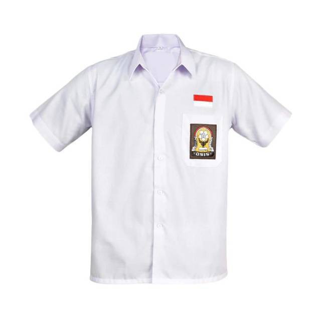 Baju Atasan SMA Putih Lengan Pendek