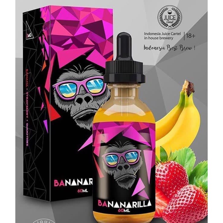 Bananarilla 60ml 3mg By Juice Cartel Liquid Monvape Shopee