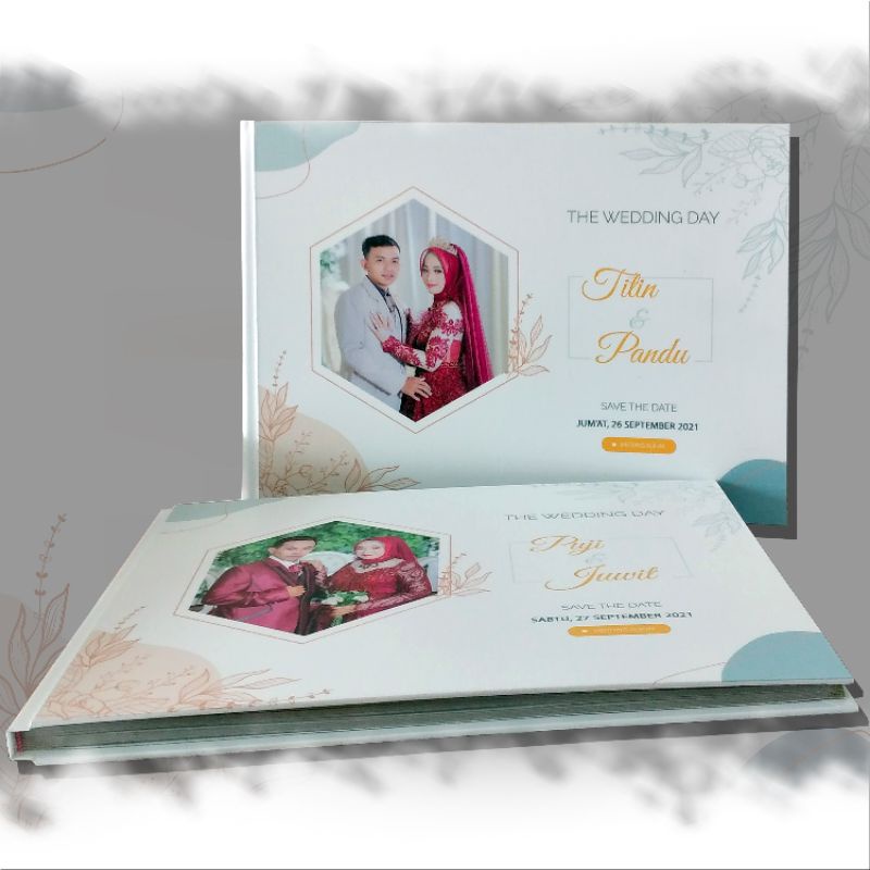 Album Foto Magnetik Full Cover Desain Custom