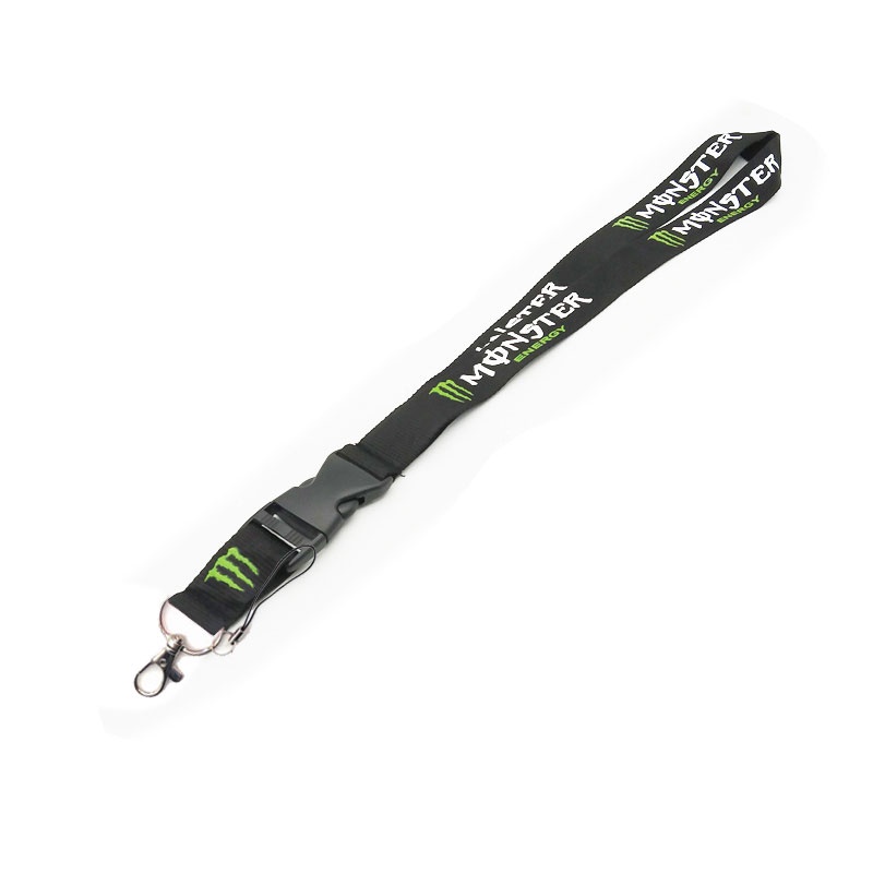 Monster Energy Leher Lanyard Ponsel Sling untuk Kartu Pelajar Tali ID Card Straps Gantungan Kunci Anti-Drop Lanyard Aksesoris