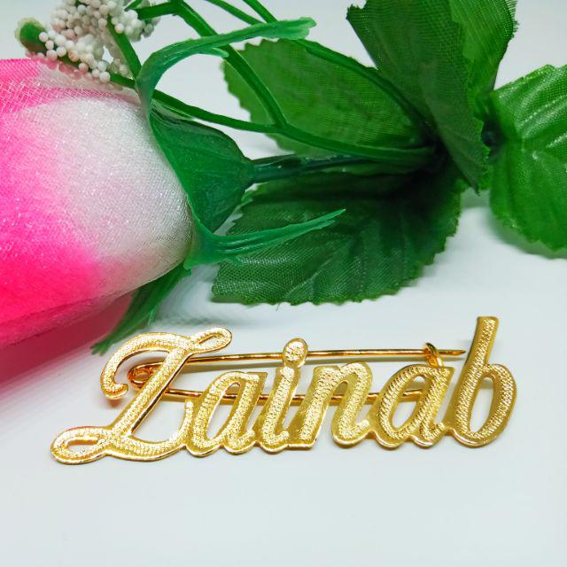 BROS NAMA CUSTOM GOLD/SILVER 24k ANTI KARAT-Seperti zainab