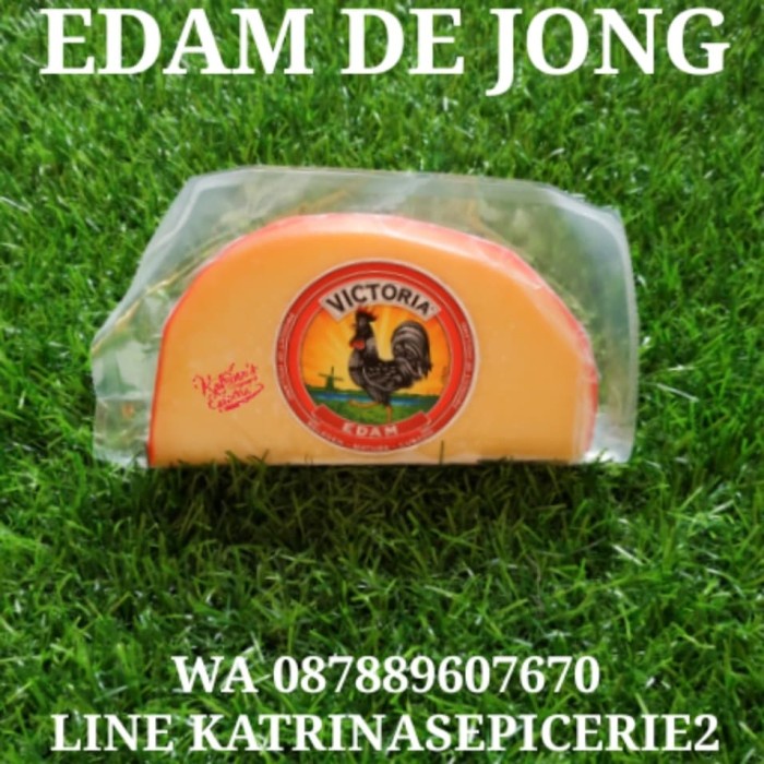 

Keju- Keju Edam De Jong 300Gr - 276 Gram, Keju Edam Emas -Keju.