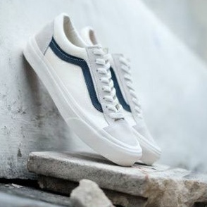 SEPATU VANS ORIGINAL 100% / VANS STYLE 36 MARSHMALLOW DRESS BLUE